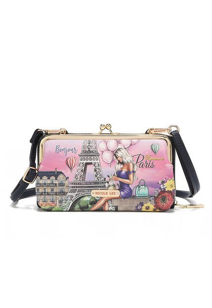 BANDOLERA ROSADA NICOLE LEE ROMANCE IN PARIS PRT7302-8