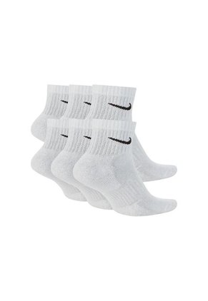 Medias Nike Everyday Cush Ankle 6Pr Hombre-Blanco