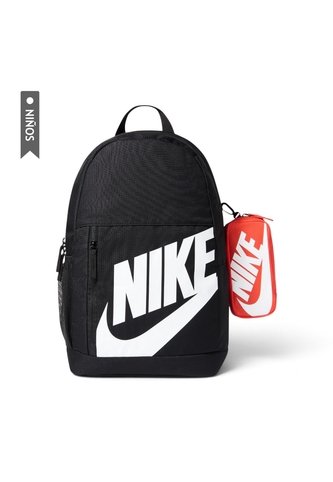 Morral Nike Elemental 20L Niño-Negro/Naranja Nike