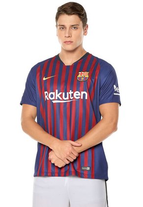 Camiseta Azul-Rojo Nike Barcelona FC Stadium Home