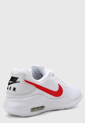 Tenis Lifestyle Blanco-Rojo Nike Air Max Oketo