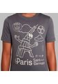Camiseta Nike Kids Paris Saint-Germain U  Ss Air  - Gris de Nike