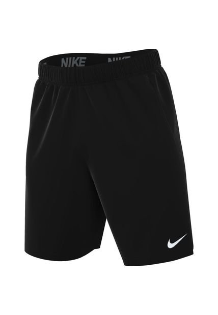 Pantaloneta Deportiva Hombre Nike Dry-Fit Flex Woven 9In Negro