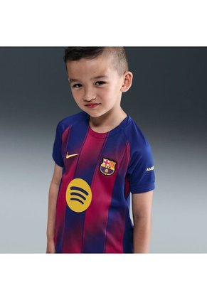 Nike Kids FC Barcelona 25/26 Stadium Home - Azul - Rojo