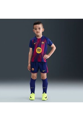 Nike Kids FC Barcelona 25/26 Stadium Home - Azul - Rojo