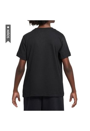 Camiseta Nike K Nsw Tee Boxy 1 Futura Niño-Negro