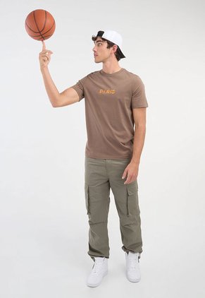 Camiseta Café-Naranja NIKE PSG-Jordan