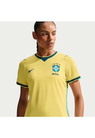 Camiseta Mujer Nike Brasil Local 2026 Amarillo Nike