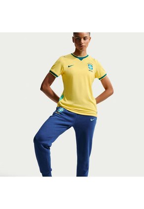 Camiseta Mujer Nike Brasil Local 2026 Amarillo