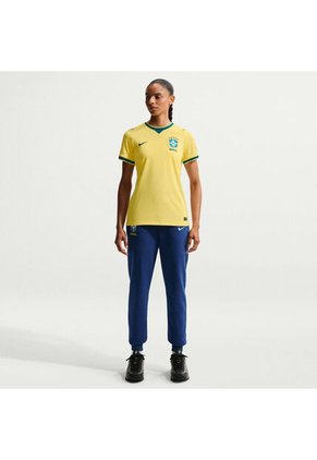 Camiseta Mujer Nike Brasil Local 2026 Amarillo