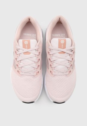 Tenis Running Palo Rosa-Nude-Blanco Nike Run Swift 3