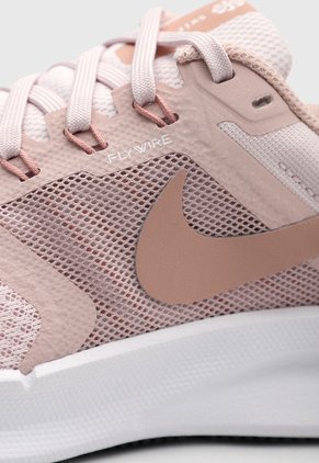 Tenis Running Palo Rosa-Nude-Blanco Nike Run Swift 3