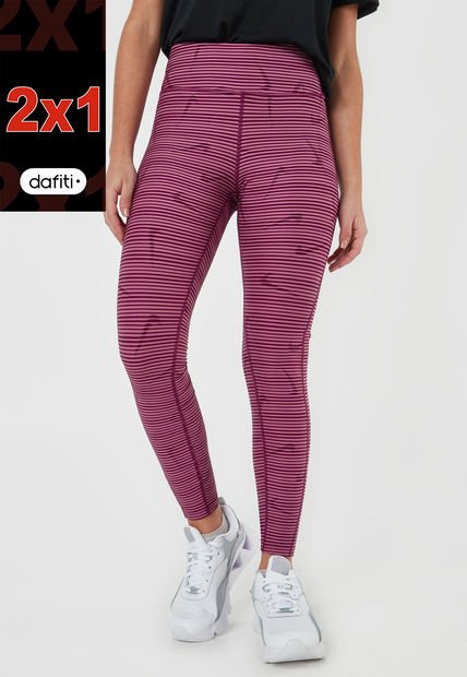 Leggings Violeta-Lila Nike Mid-Rise 7/8 Pocket Running