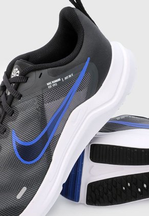 Tenis Running Negro-Azul-Blanco Nike Downshifter12