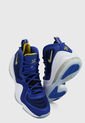 Tenis Basketball Azul-Blanco-Amarillo Nike Air Penny 5 Blue Chips de Nike