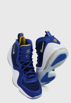 Tenis Basketball Azul-Blanco-Amarillo Nike Air Penny 5 Blue Chips