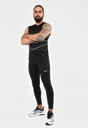 Leggings Negro-Plateado Nike