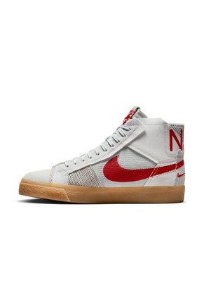 Tenis Nike Sb Zoom Blazer Mid Prm-Blanco
