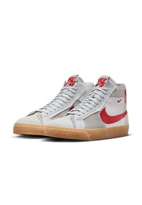 Tenis Nike Sb Zoom Blazer Mid Prm-Blanco
