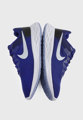 Tenis Running Azul-Blanco-Negro Nike Revolution 6 NN