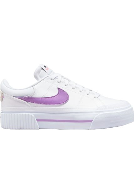 Tenis Nike Court Legacy Lift Mujer-Blanco/Morado