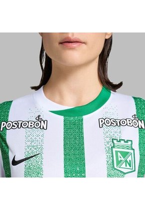 Camiseta Nike Mujer Atlético Nacional Local 25 Verde-Blanco