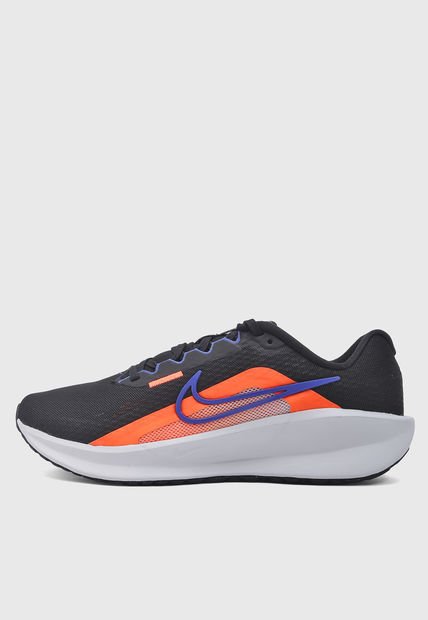 Tenis Running Negro-Naranja Neón-Lila NIKE Downshifter 13