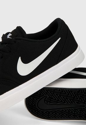 Tenis Skateboarding Negro-Beige Nike Kids Nike SB Check Canvas