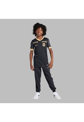 Camiseta Nike Kids Atlético Nacional 2da 2025-Negro-Dorado