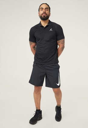Polo Negro-Blanco Nike Dri-FIT Sport