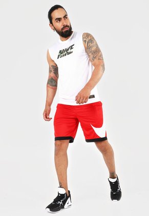 Pantaloneta Rojo-Blanco-Negro Nike