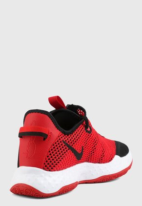 Tenis Basketball Negro-Rojo-Blanco Nike PG 4