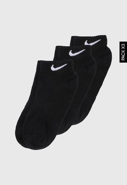 Medias X3 Negro-Blanco Nike