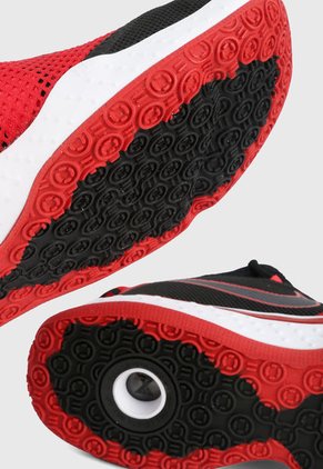 Tenis Basketball Negro-Rojo-Blanco Nike PG 4