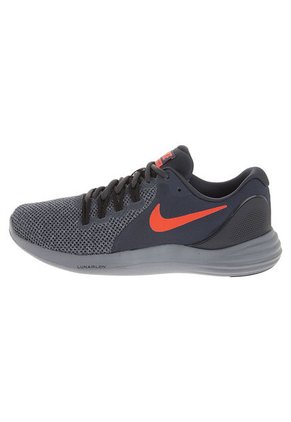 Running Gris Oscuro-Naranja Neón Nike Lunar Apparent