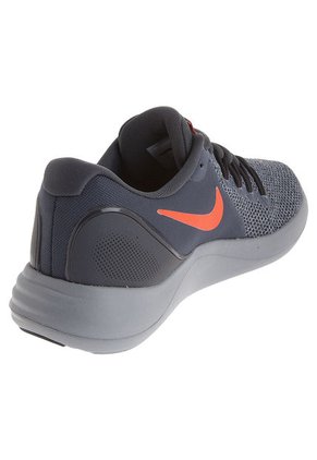 Running Gris Oscuro-Naranja Neón Nike Lunar Apparent