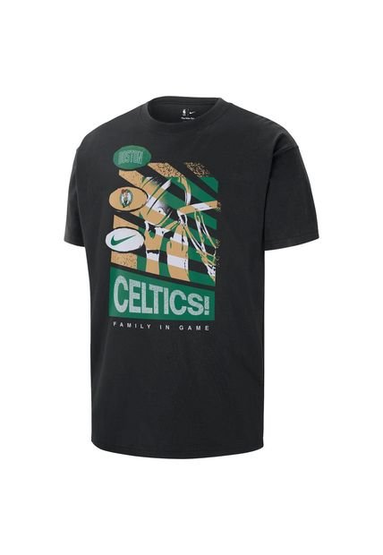 Camiseta Hombre Nike Boston Celtics Courtside Negro