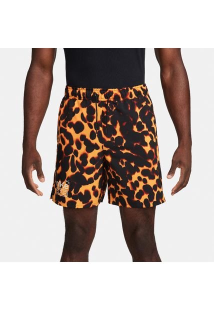 Pantaloneta Hombre Nike Unlimited Studio 72 Naranja