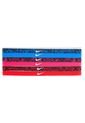 Set Balacas x 6 Negro-Azul-Fucsia-Rojo Nike PRINTED HDBND ASSRTED 6PK de Nike