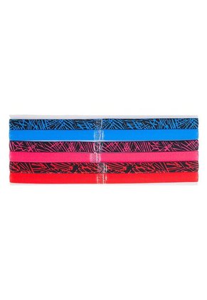 Set Balacas x 6 Negro-Azul-Fucsia-Rojo Nike PRINTED HDBND ASSRTED 6PK