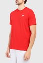 Camiseta Rojo-Blanco Nike Club Tee de Nike