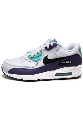 Tenis Blanco-Morado-Verde Nike Air Max 90 Essential
