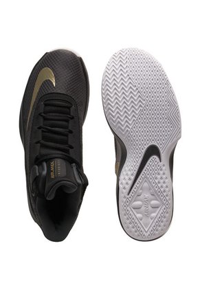 Tenis Basketball Negro-Dorado-Blanco Nike Air Max Infuriate 2 Mid
