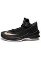 Tenis Basketball Negro-Dorado-Blanco Nike Air Max Infuriate 2 Mid de Nike