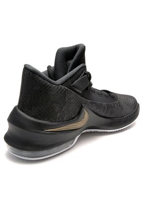 Tenis Basketball Negro-Dorado-Blanco Nike Air Max Infuriate 2 Mid