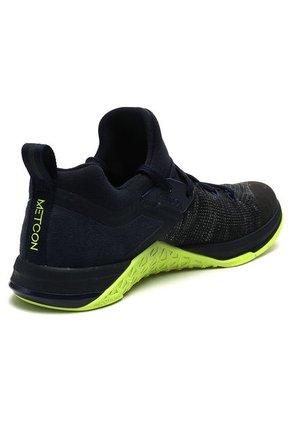 Tenis Training Azul Navy-Verde Neón Nike Metcon Flyknit 3