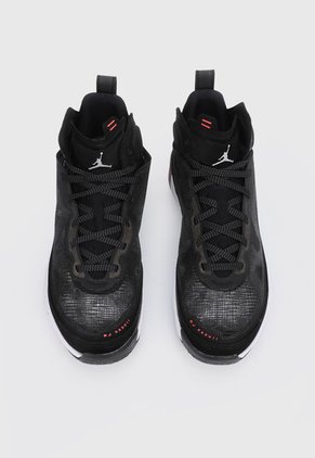 Tenis Basketball Negro-Blanco-Rosa Neón Nike Air Jordan XXXVII