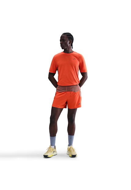 Camiseta Hombre Running Nike Solar Chase Rojo