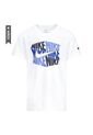 Camiseta Nike Nkb Hexagon Block Ss Tee Niño-Blanco de Nike