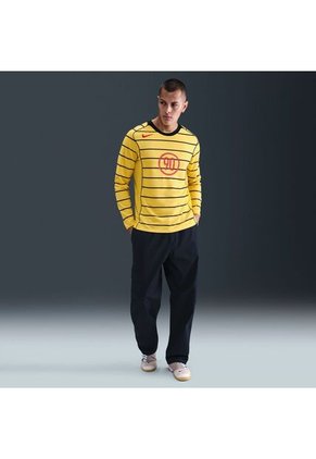 Camiseta Nike Hombre Total 90 Manga Larga - Amarillo